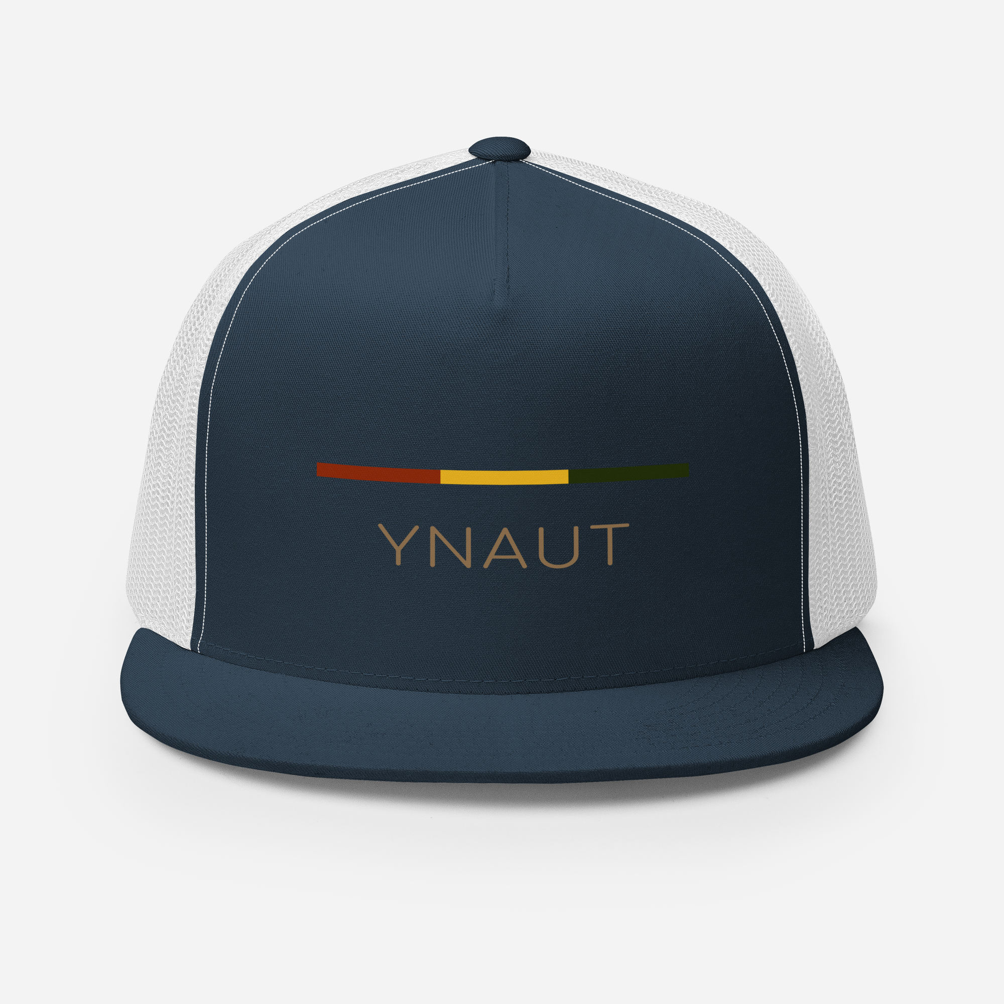 YNAUT trucker cap minimalist cannabis/rasta inspired streetwear hat