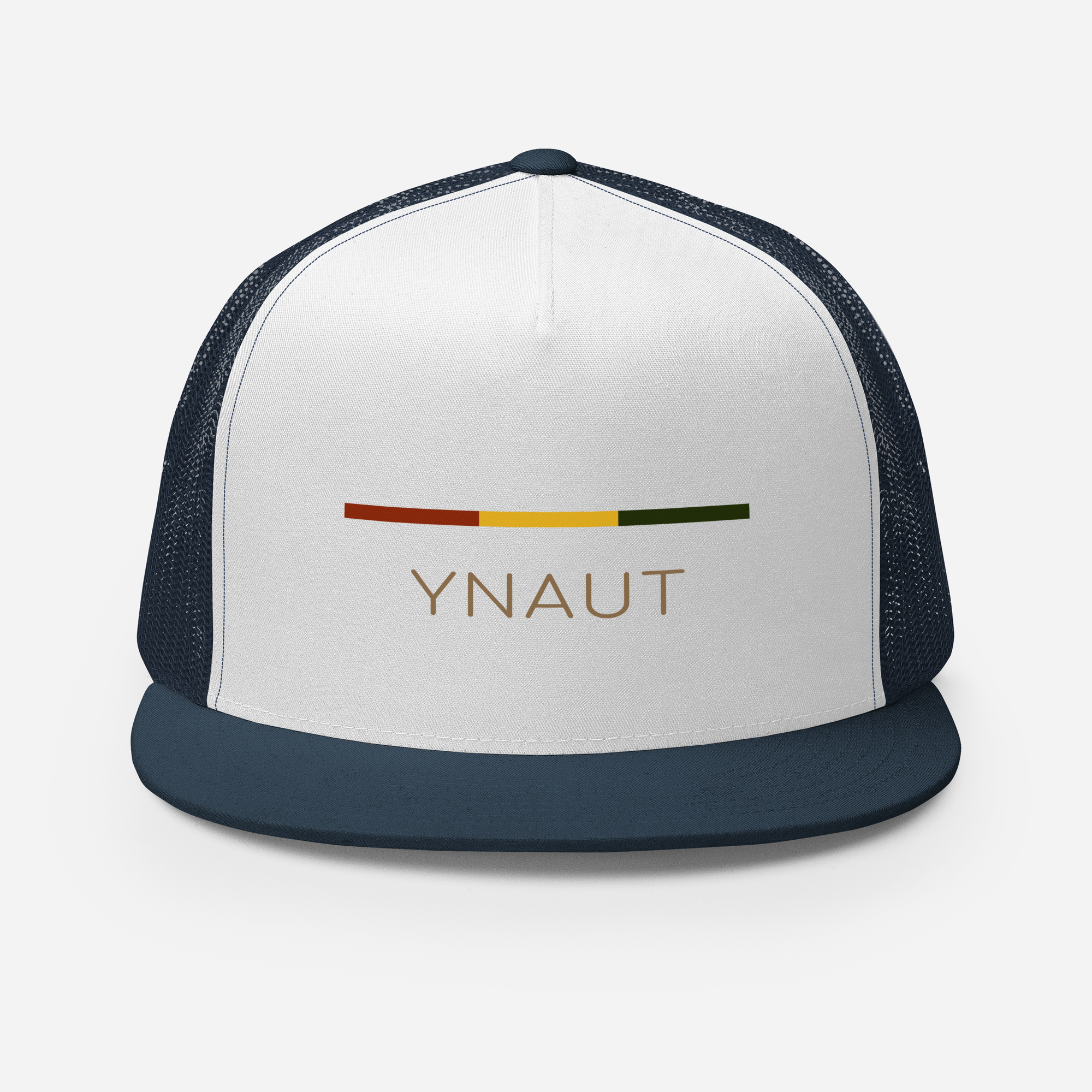 YNAUT trucker cap minimalist cannabis/rasta inspired streetwear hat