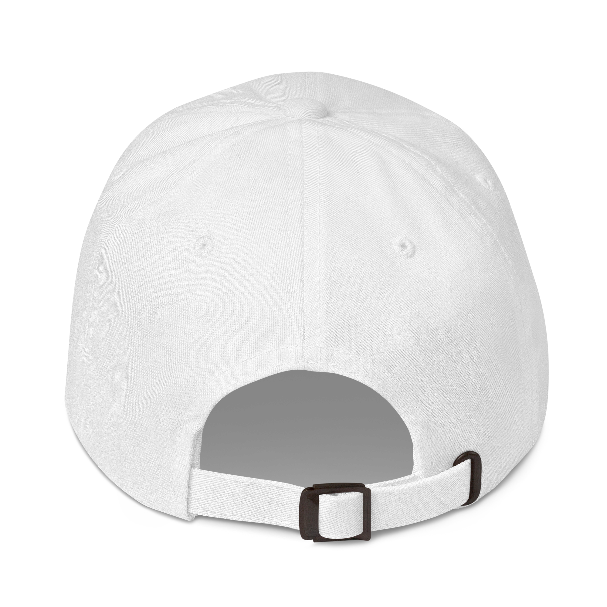YNAUT Classic Cap with printed YNAUT logo, classic-dad-hat-white-back-69d7d6165eca8