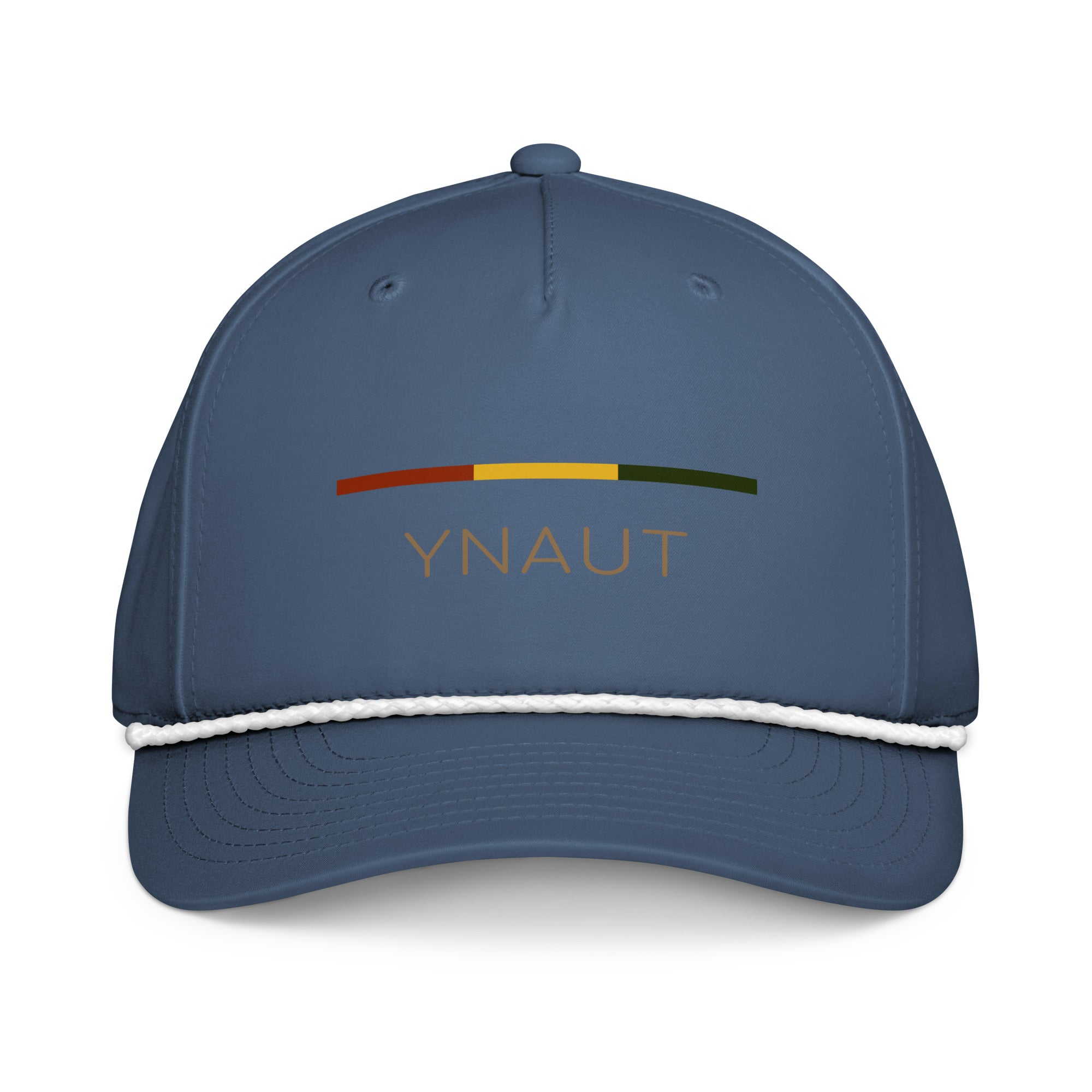 YNAUT classic rope cap rasta inspired streetwear design