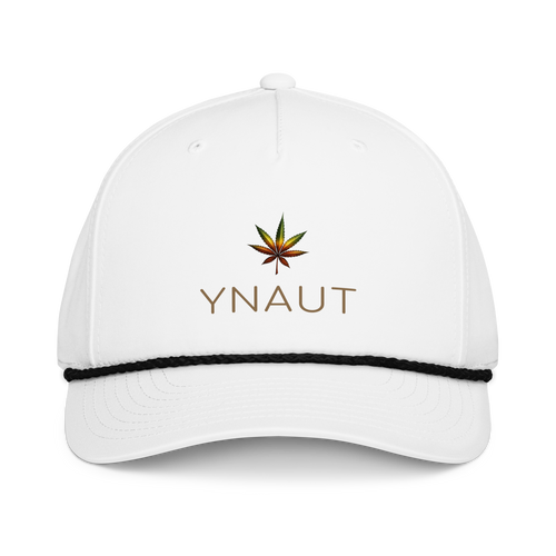 Classic Rope Cap | High Tide Collection | YNAUT with printed YNAUT logo, classic-rope-cap-white-black-front-6ab1a0de5d039
