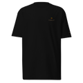 Premium Midweight T-Shirt | High Tide Collection | YNAUT with printed YNAUT High Tide logo, black, front view