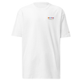 Premium Midweight T-Shirt | Signal Collection | YNAUT with printed YNAUT Signal logo, white, front view
