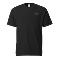 YNAUT Unisex garment dyed t-shirt minimalist cannabis/rasta inspired streetwear t-shirt