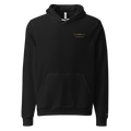 Premium Unisex Hoodie | Rhythm Collection | YNAUT with printed YNAUT logo, unisex-pullover-hoodie-black-front-6ab2fc725ce0b