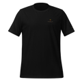 Premium Lightweight T-Shirt | High Tide Collection | YNAUT with printed YNAUT High Tide logo, black, front view