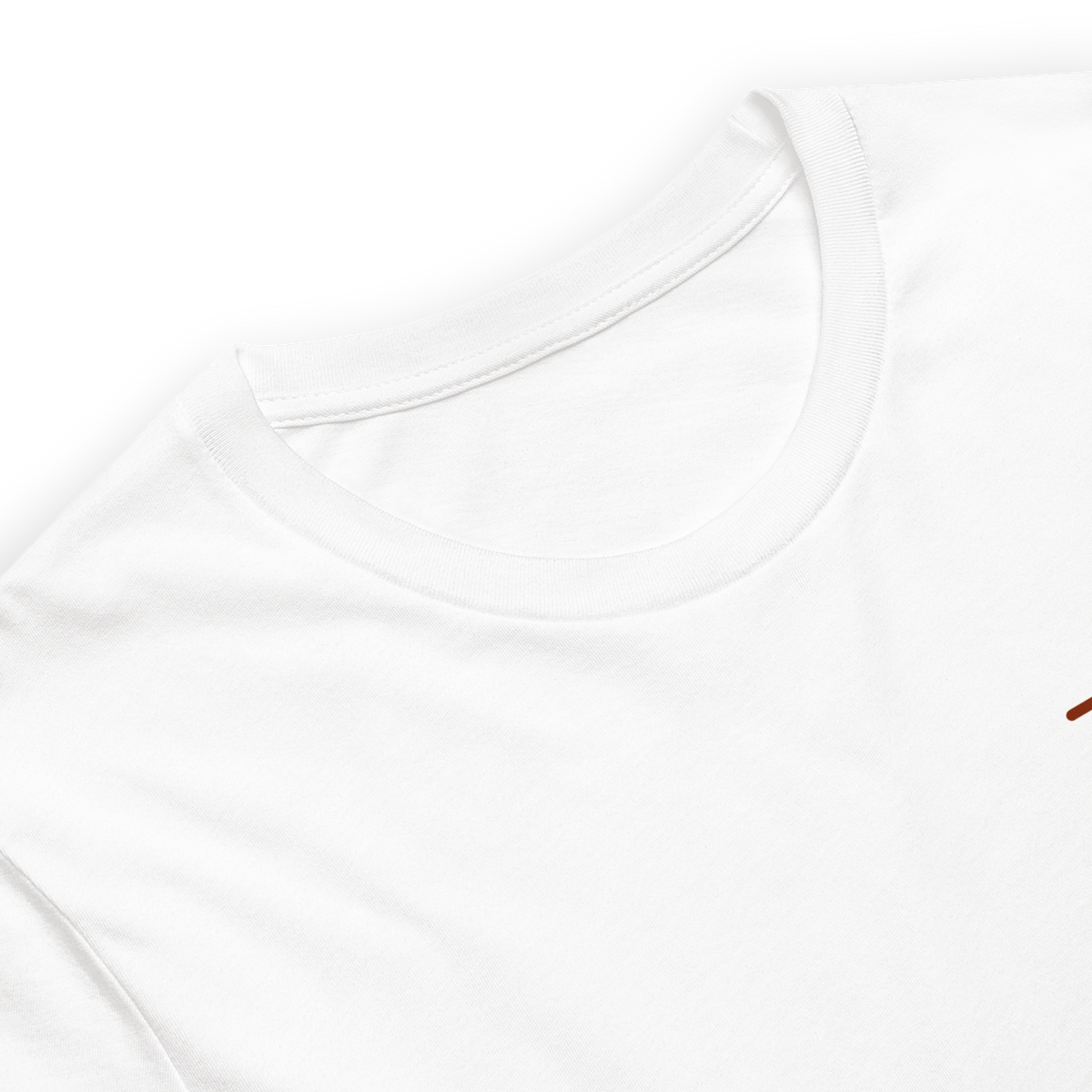 Premium Lightweight T-Shirt | Riddim Collection | YNAUT with printed YNAUT Riddim logo, white, product details view